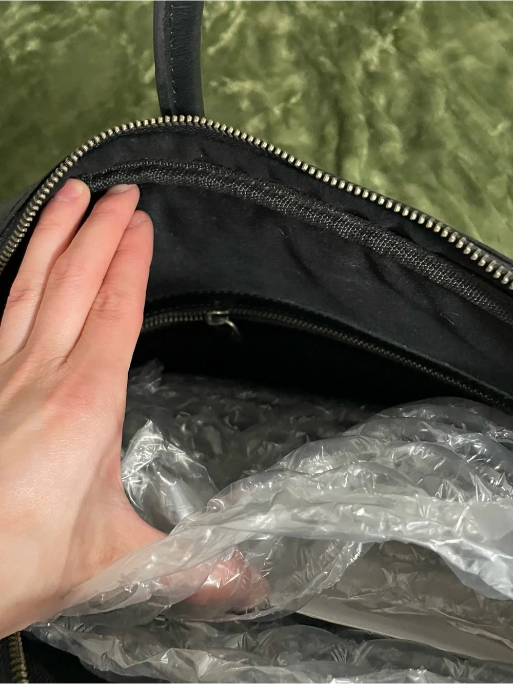 Blackbrook Black Leather Men's Briefcase Bag